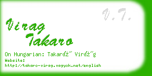 virag takaro business card